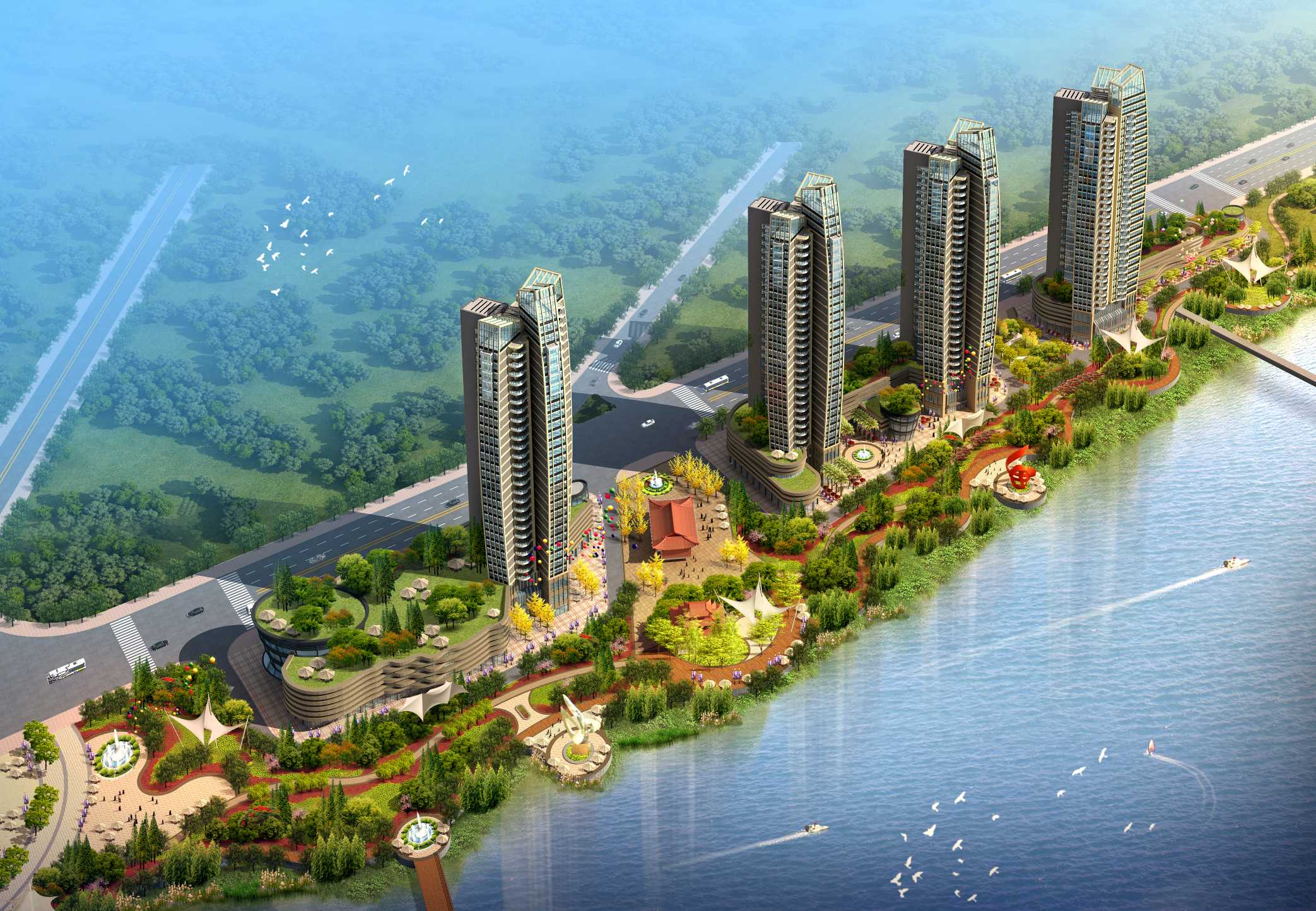 木蘭溪住宅小區（莆田仙游，32F、地下1層，總建筑面積70321㎡）-1.jpg